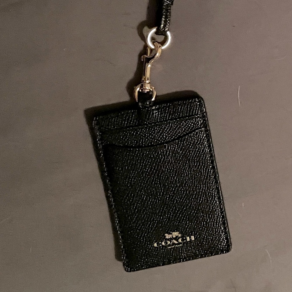 Black Coach Lanyard. Excellent used condition